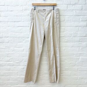 Peruvian Connection || Bartlett Trousers Linen Blend Tan Beige 6